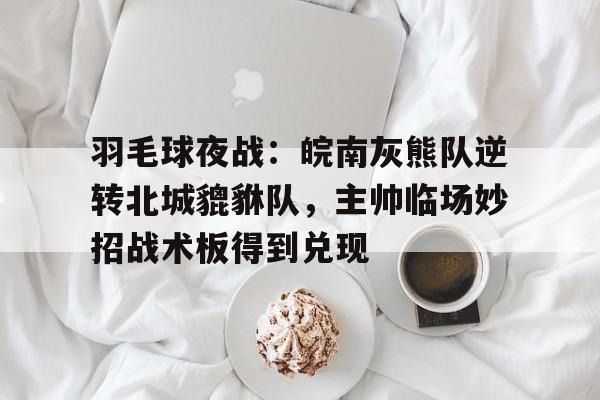 九游网页版登录入口-羽毛球夜战：皖南灰熊队逆转北城貔貅队，主帅临场妙招战术板得到兑现的简单介绍